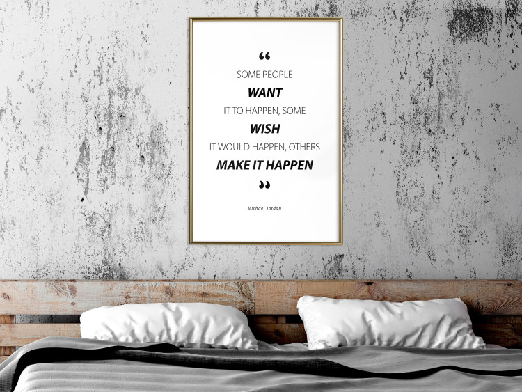 Wall Poster Quote - Micheal Jordan - black and white composition with motivational quotes 128861 additionalImage 15