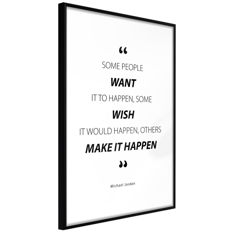 Wall Poster Quote - Micheal Jordan - black and white composition with motivational quotes 128861 additionalImage 8