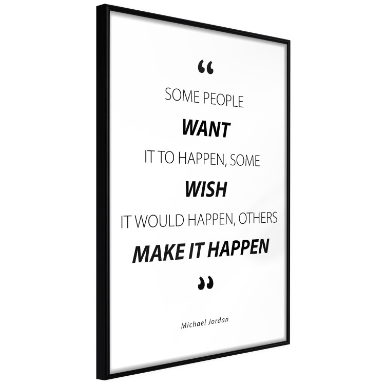 Wall Poster Quote - Micheal Jordan - black and white composition with motivational quotes 128861 additionalImage 11