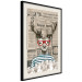 Poster Sailor Deer - humorous retro-style abstraction with text in the background 129161 additionalThumb 2