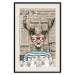 Poster Sailor Deer - humorous retro-style abstraction with text in the background 129161 additionalThumb 19