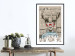 Poster Sailor Deer - humorous retro-style abstraction with text in the background 129161 additionalThumb 23
