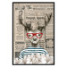 Poster Sailor Deer - humorous retro-style abstraction with text in the background 129161 additionalThumb 18