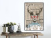 Poster Sailor Deer - humorous retro-style abstraction with text in the background 129161 additionalThumb 6