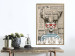 Poster Sailor Deer - humorous retro-style abstraction with text in the background 129161 additionalThumb 7
