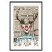 Poster Sailor Deer - humorous retro-style abstraction with text in the background 129161 additionalThumb 15