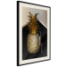 Poster Crazy Pineapple - golden tropical fruit and English text 130761 additionalThumb 13