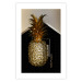 Poster Crazy Pineapple - golden tropical fruit and English text 130761 additionalThumb 19