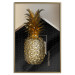 Poster Crazy Pineapple - golden tropical fruit and English text 130761 additionalThumb 17
