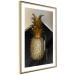 Poster Crazy Pineapple - golden tropical fruit and English text 130761 additionalThumb 7