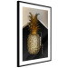 Poster Crazy Pineapple - golden tropical fruit and English text 130761 additionalThumb 6