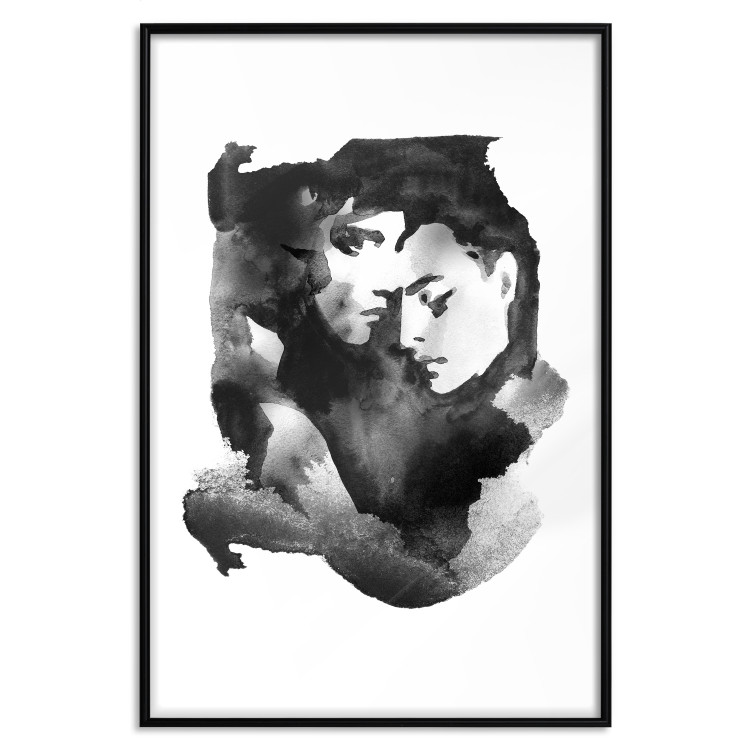 Poster Love Longing - romantic couple on a solid white background 132161 additionalImage 18