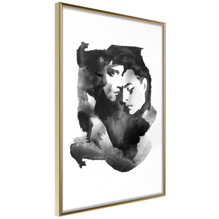 Poster Love Longing - romantic couple on a solid white background 132161 additionalImage 14