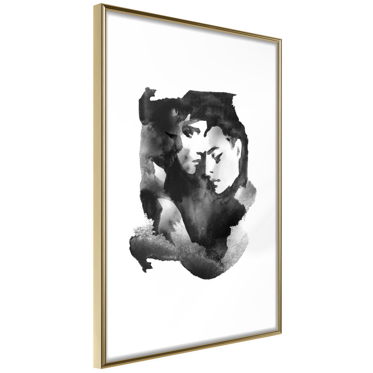 Poster Love Longing - romantic couple on a solid white background 132161 additionalImage 7