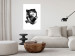 Poster Love Longing - romantic couple on a solid white background 132161 additionalThumb 3