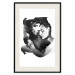 Poster Love Longing - romantic couple on a solid white background 132161 additionalThumb 19
