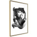 Poster Love Longing - romantic couple on a solid white background 132161 additionalThumb 14