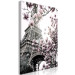 Canvas Print Magnolias in the Sun of Paris (1-piece) Vertical - spring magnolias 132261 additionalThumb 2