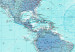 Large canvas print World Map: Sky Blue World [Large Format] 132361 additionalThumb 4