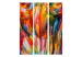 Folding Screen Rainbow Waves (3-piece) - abstract composition on a colorful background 133061 additionalThumb 3