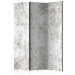 Room Separator Urban Style: Concrete (3-piece) - simple composition in gray background 133461