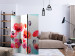 Room Separator Swayed by the Wind - colorful poppies in a watercolor motif on a white background 133861 additionalThumb 4