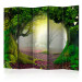 Room Separator Enchanted Forest II (5-piece) - magical landscape of forest trees 134161