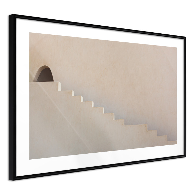 Poster Hidden Passage - staircase architecture blended into a light background 134761 additionalImage 8