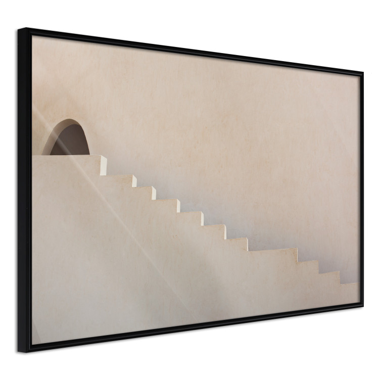 Poster Hidden Passage - staircase architecture blended into a light background 134761 additionalImage 11