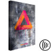 Canvas Print Penrose triangle - bright spatial figure on a gray background 134861 additionalThumb 6