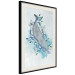 Wall Poster Mrs. Whale - aquatic creature amidst plants on a white background 135361 additionalThumb 24