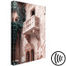 Canvas Art Print Balcony of a brick tenement - photo with an Italian city architecture 135861 additionalThumb 6