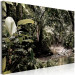 Canvas Print Sepia Jungle (1-piece) Wide - stroll through an exotic forest 138261 additionalThumb 2
