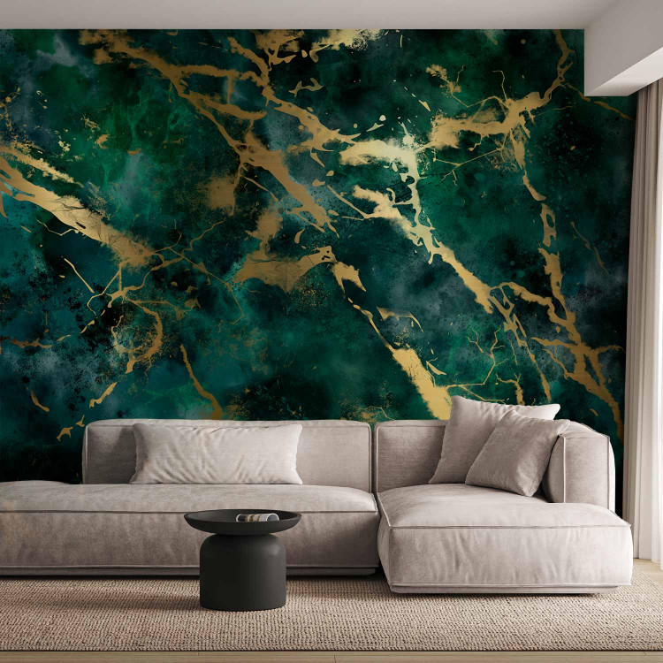 Wall Mural Green Marble 138361