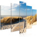 Canvas Print Unguarded beach - 5 pieces 142061 additionalThumb 2