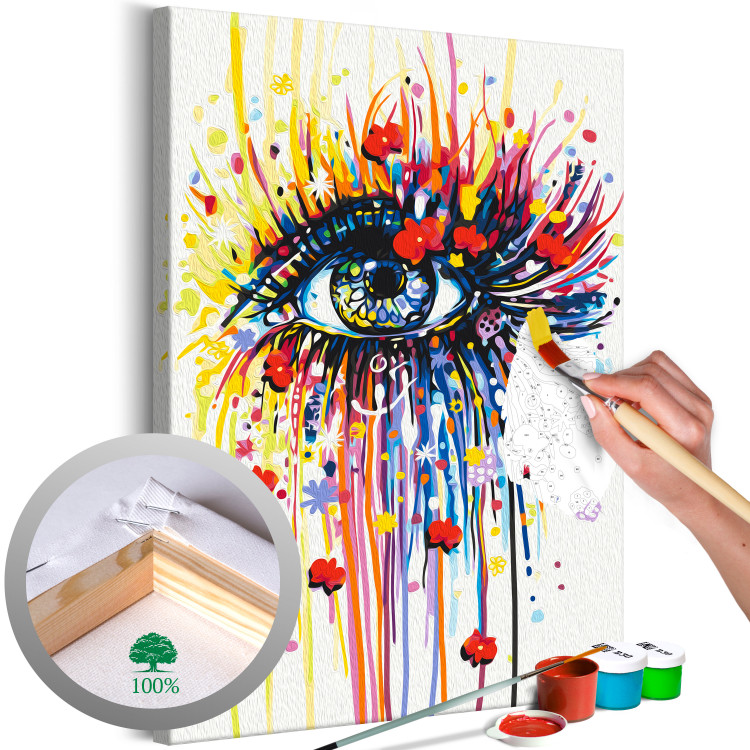 Paint by Number Kit Flowery Eye 143661