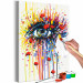 Paint by Number Kit Flowery Eye 143661 additionalThumb 3