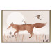 Wall Poster Wandering Fox and Birds - Forest Animals Heading Towards the Sun 144761 additionalThumb 19
