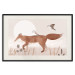 Wall Poster Wandering Fox and Birds - Forest Animals Heading Towards the Sun 144761 additionalThumb 27