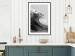 Poster Black and White Wave - Photo of Foaming Sea Water 145361 additionalThumb 14