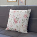 Decorative Microfiber Pillow Pink spring - a vintage-style rose and magnolia on white background cushions 146861 additionalThumb 6