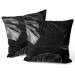 Decorative Velor Pillow Nocturnal monstera - a composition with rich detail of egoztic plants 147061 additionalThumb 3