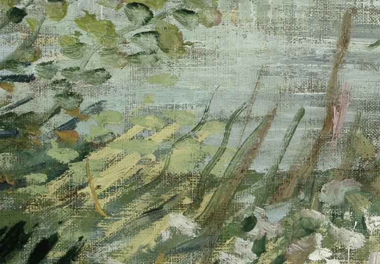 Canvas The Riverside in Spring - Van Gogh’s Reproduction in Shades of Green 150061 additionalImage 4