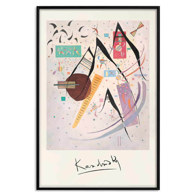 Poster Black Dots - Kandinsky’s Colorful and Disorderly Composition 151661 additionalImage 22