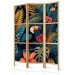 Room Divider Exotic Birds - Toucans Amidst Colorful Vegetation [Room Dividers] 152061 additionalThumb 5