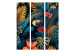 Room Divider Exotic Birds - Toucans Amidst Colorful Vegetation [Room Dividers] 152061 additionalThumb 7