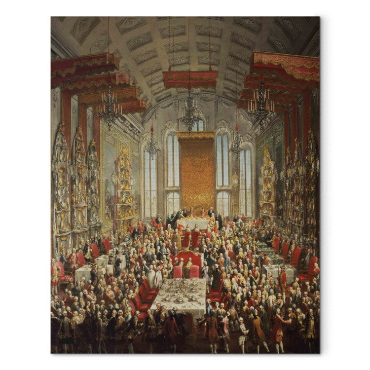 Reproduction Painting Coronation Banquet of Joseph II in Frankfurt 152361