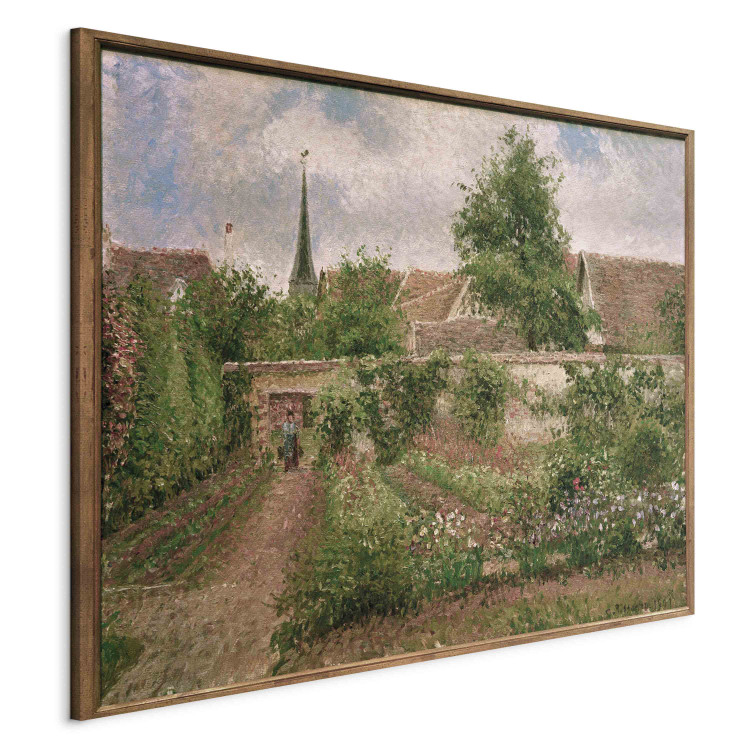 Reproduction Painting Vegetable garden in Eragny, overcast sky, morning 157961 additionalImage 2