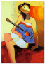 Canvas Print Girl with guitar 49161