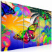 Canvas Art Print Exotic butterflies - triptych 50361 additionalThumb 2